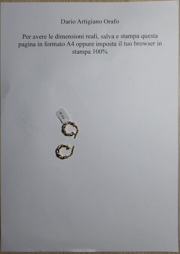 Orecchini a Cerchio EG 050 - immagine 4
