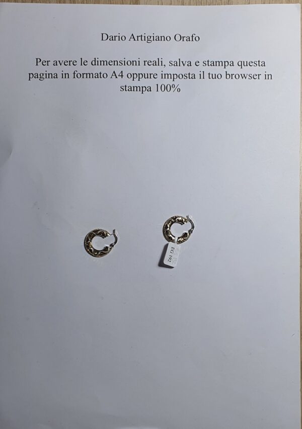 Orecchini a Cerchio EG 192 - immagine 4