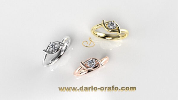 Anello Solitario 089 - immagine 4
