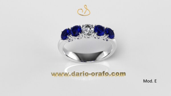 Veretta con Zaffiri 001 - immagine 5