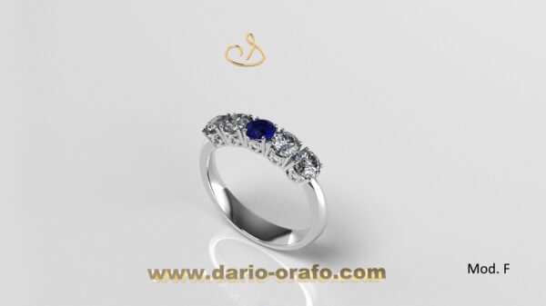 Veretta con Zaffiri 001 - immagine 6