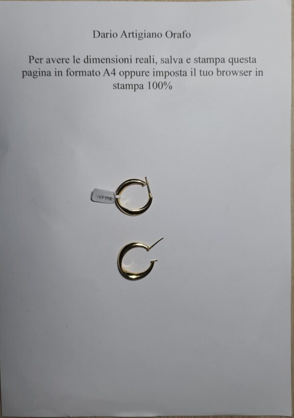 Orecchini a Cerchio EG 017 - immagine 4