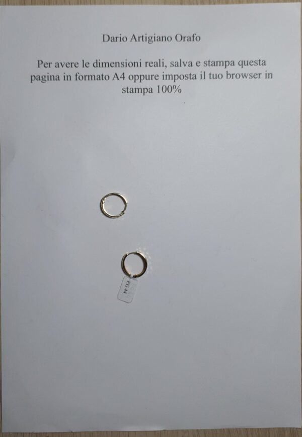 Orecchini a Cerchio EG 044 - immagine 4