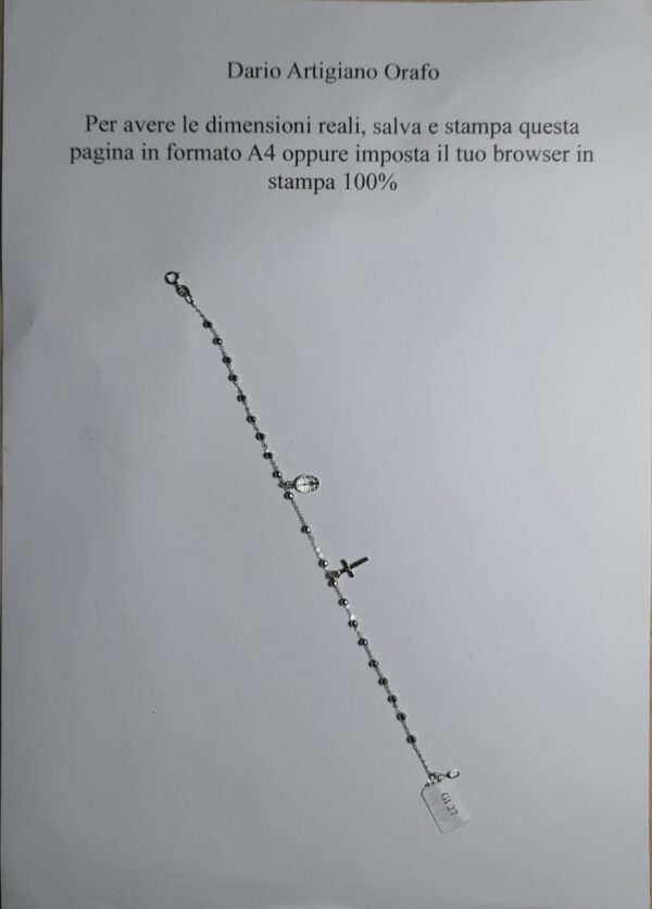 Bracciale a Rosario GI 027 - immagine 4