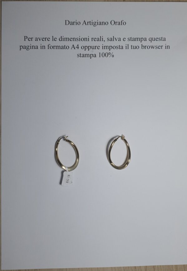 Orecchini a Cerchio EG 018 - immagine 4