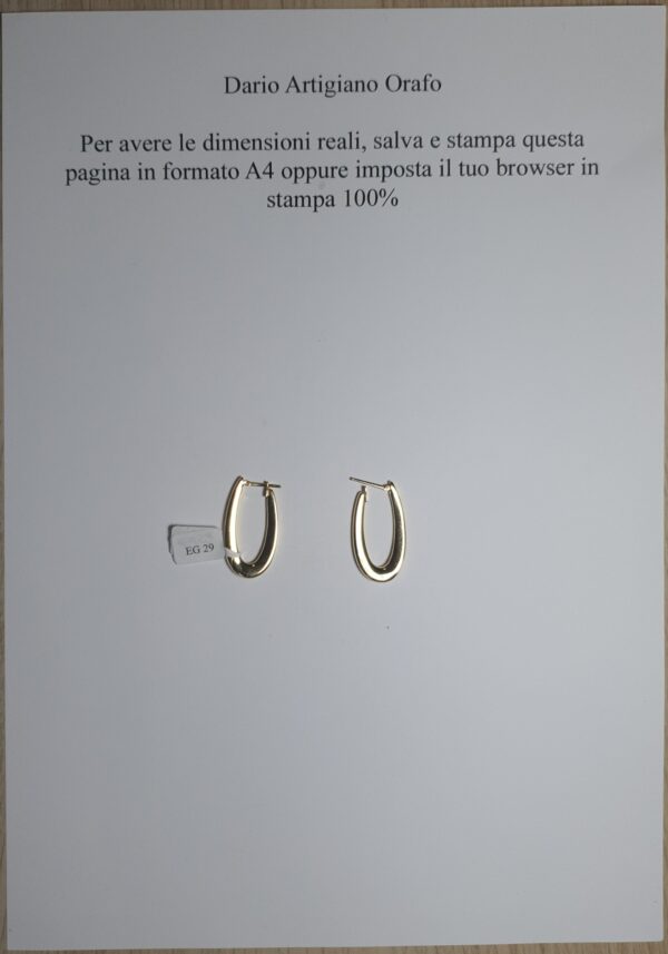 Orecchini a Cerchio EG 029 - immagine 4