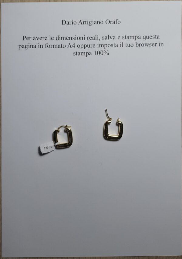 Orecchini a Cerchio EG 091 - immagine 4
