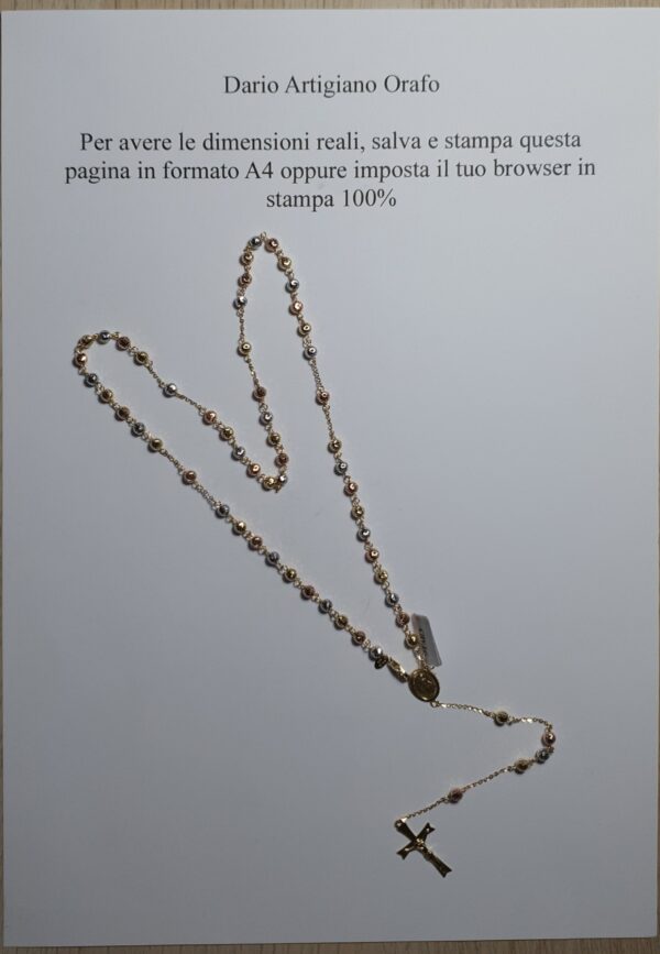 Collana a Rosario GP 016 - immagine 4