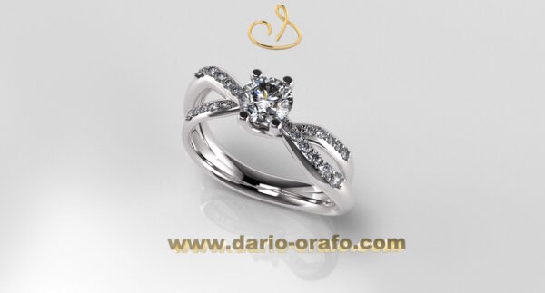 Anello Solitario 090