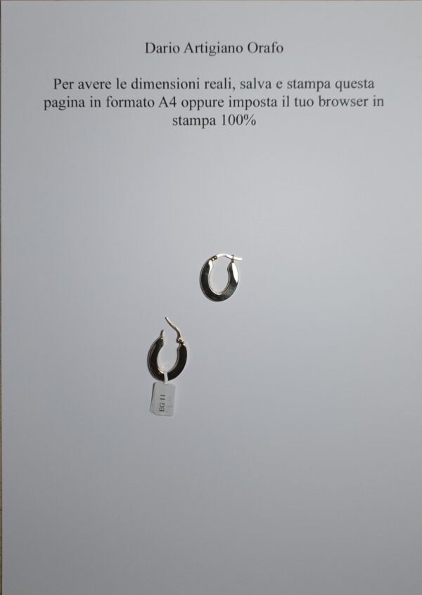 Orecchini a Cerchio EG 011 - immagine 4