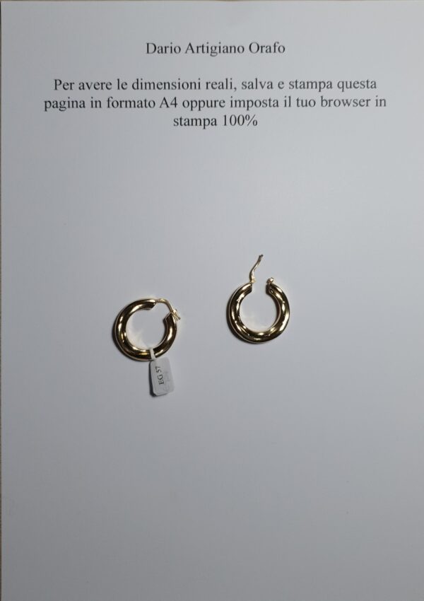 Orecchini a Cerchio EG 057 - immagine 4