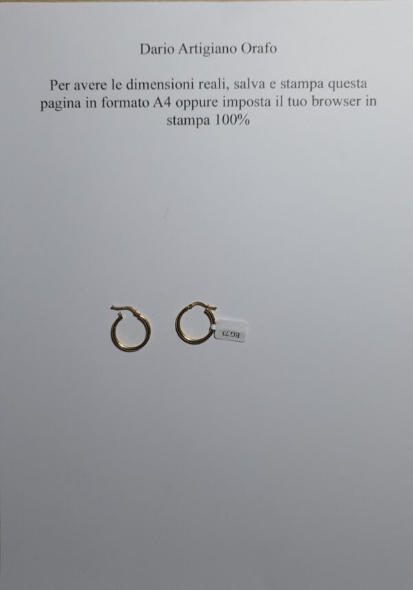 Orecchini a Cerchio EG 073 - immagine 4