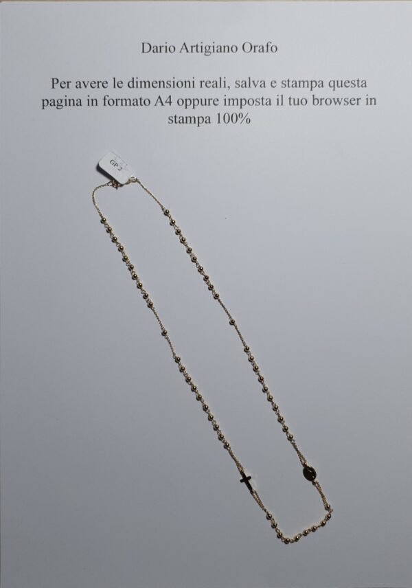 Collana a Rosario GP 002 - immagine 4