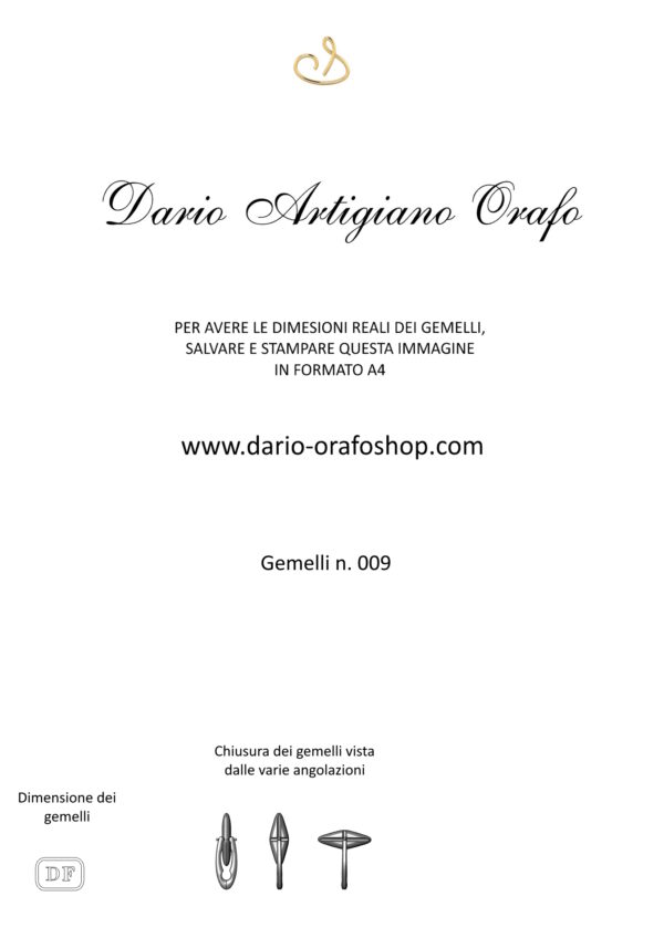 Gemelli 009 Rettangolari con iniziali - immagine 5