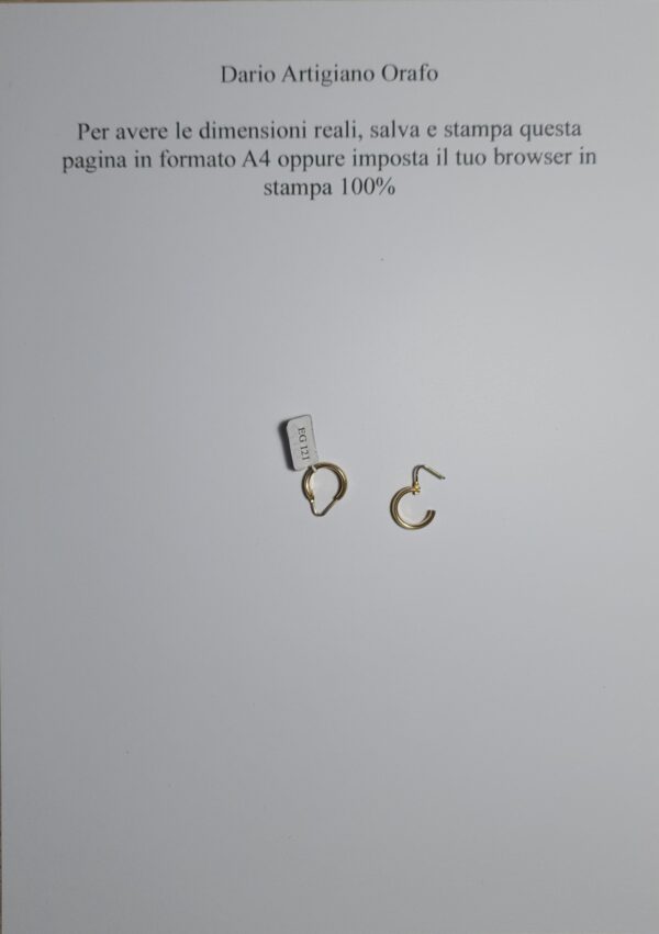 Orecchini a Cerchio EG 121 - immagine 4