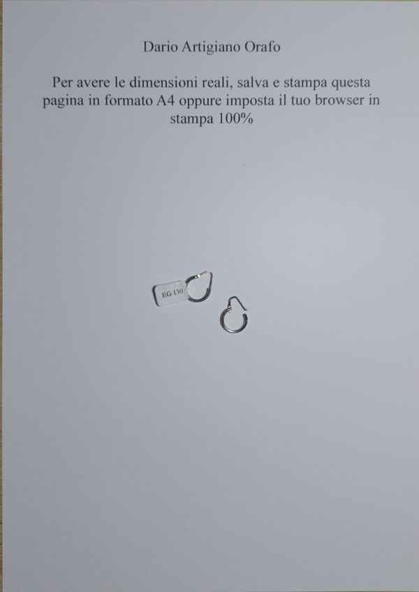 Orecchini a Cerchio EG 130 - immagine 4