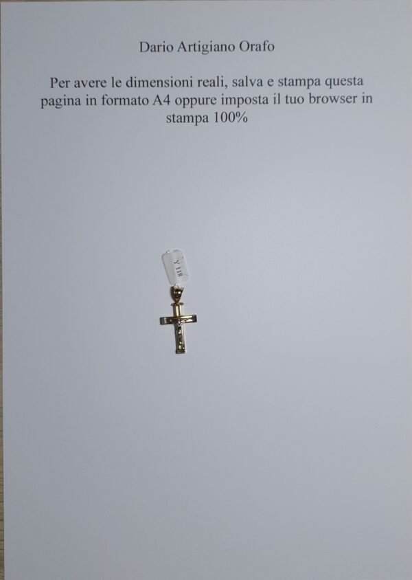 Croce da Uomo Y 118 - immagine 4