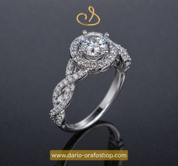 Anello Solitario 113 Diamante Taglio Brillante