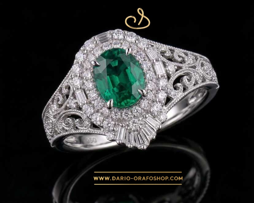 Anello Smeraldo 124