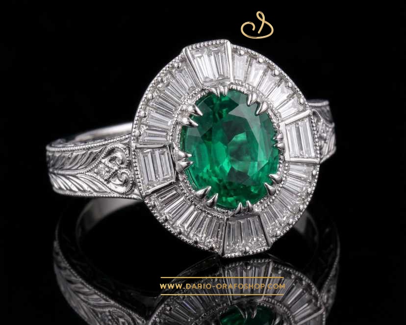 Anello Smeraldo 128