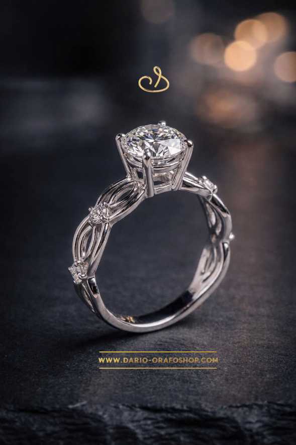 Anello Solitario 133