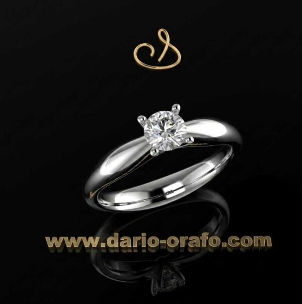 Anello Solitario 004