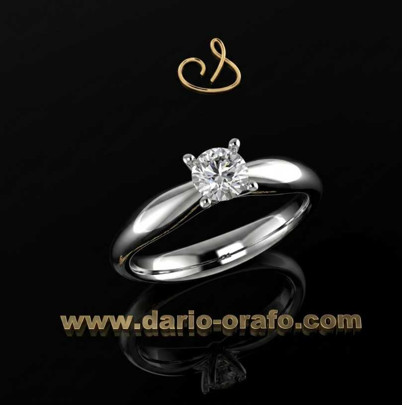Anello Solitario 004
