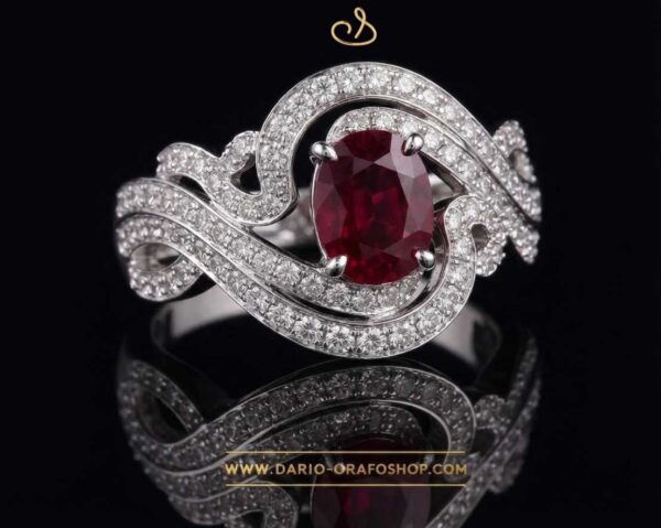 Anello Rubino 059