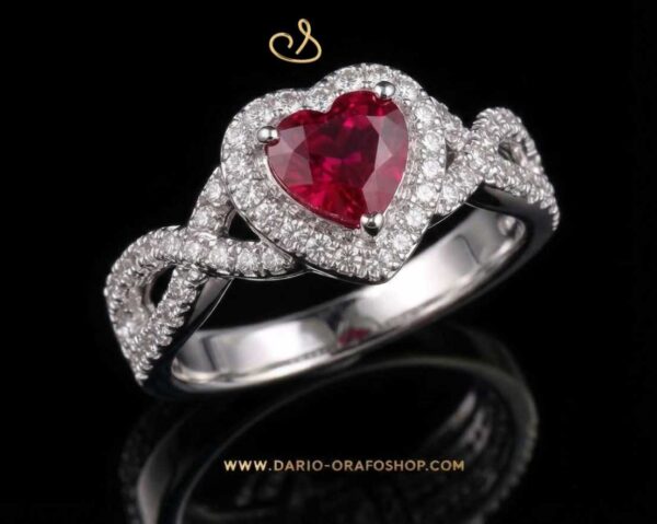 Anello Rubino 085