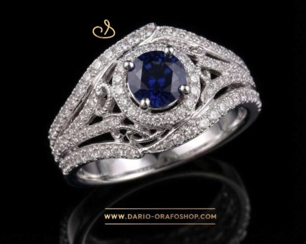 Anello Zaffiro 016