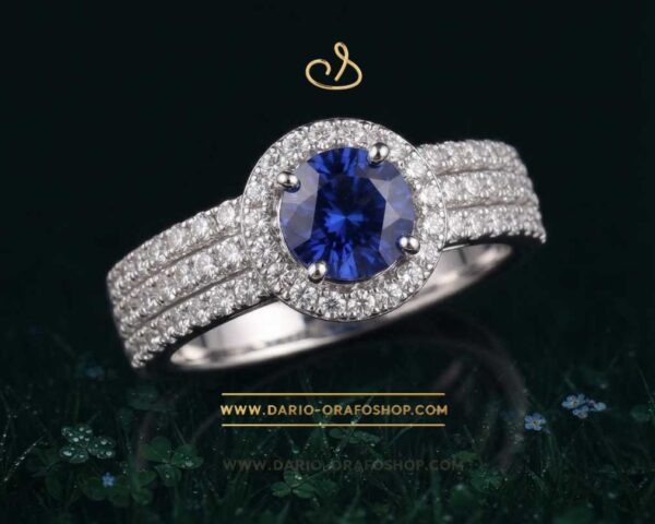 Anello Zaffiro 073