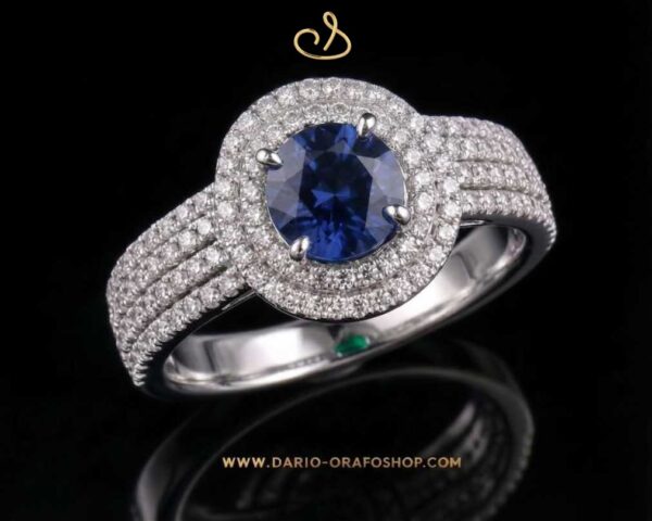 Anello Zaffiro 075