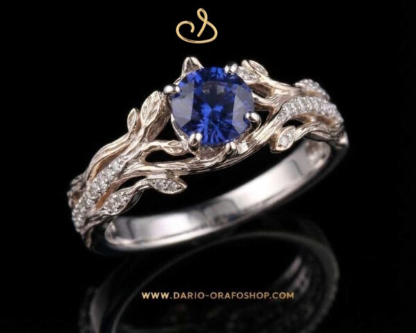 Anello Zaffiro 078