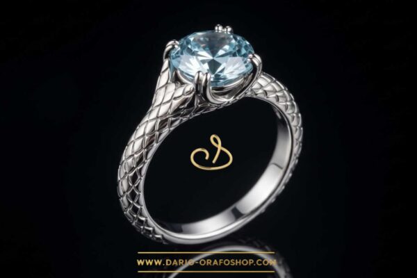Anello Acquamarina 008