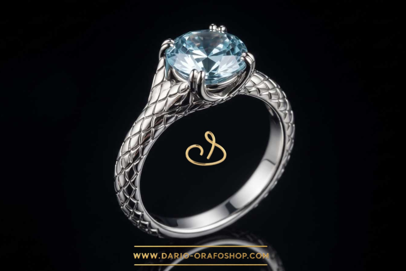 Anello Acquamarina 008