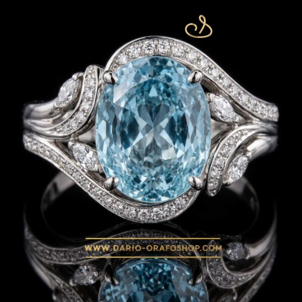 Anello Acquamarina 010