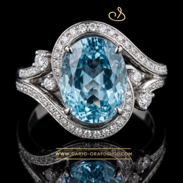 Anello Acquamarina 012