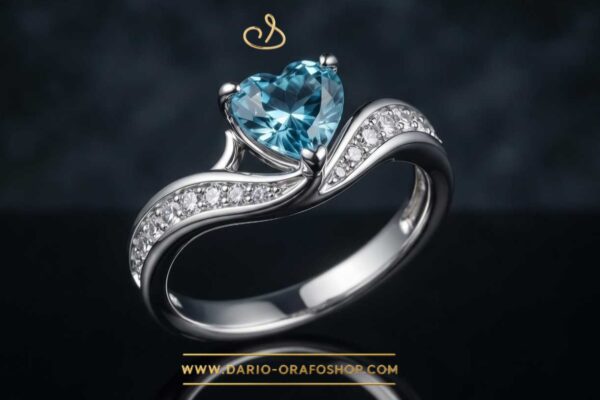 Anello Acquamarina 015