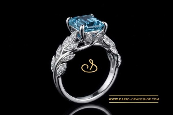 Anello Acquamarina 016