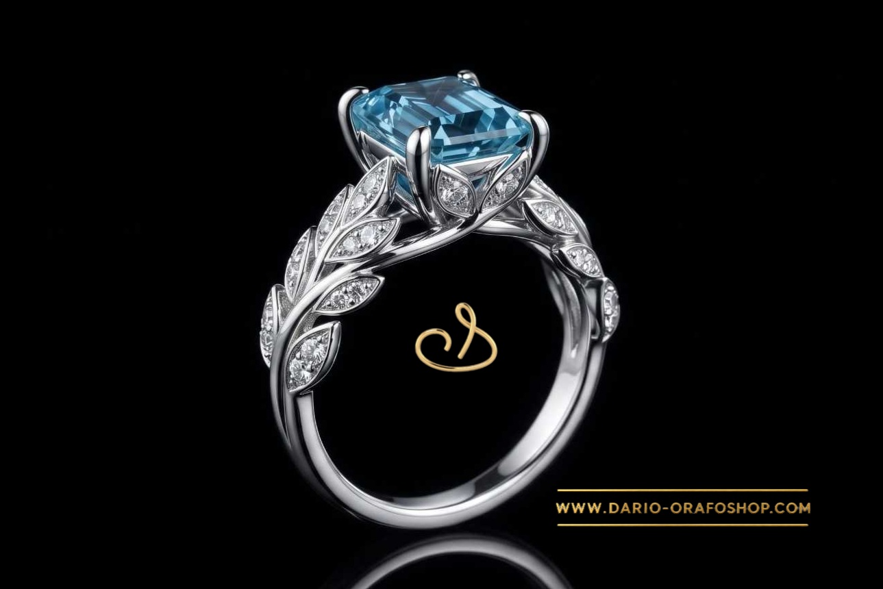 Anello Acquamarina 016
