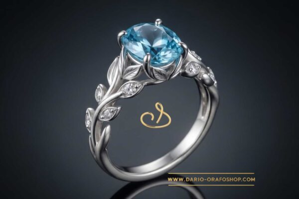 Anello Acquamarina 018
