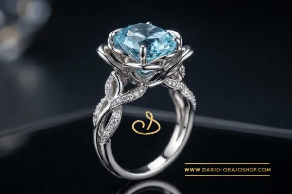 Anello Acquamarina 019