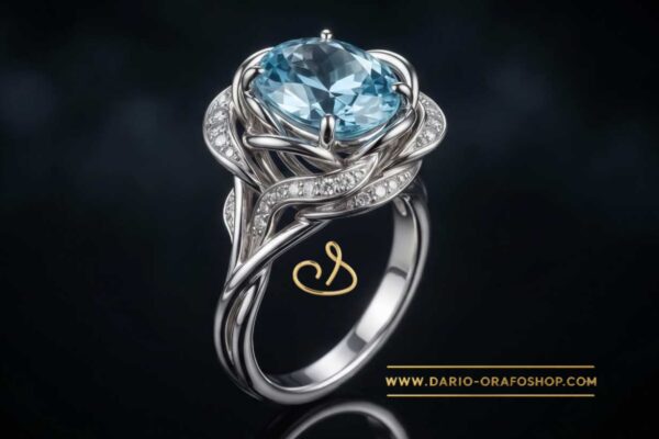 Anello Acquamarina 021