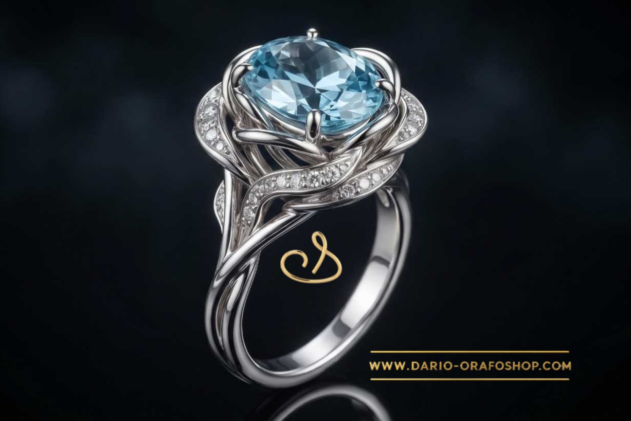 Anello Acquamarina 021