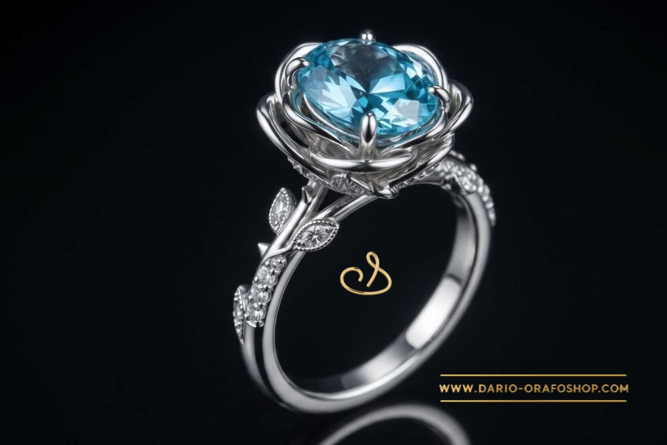 Anello Acquamarina 022