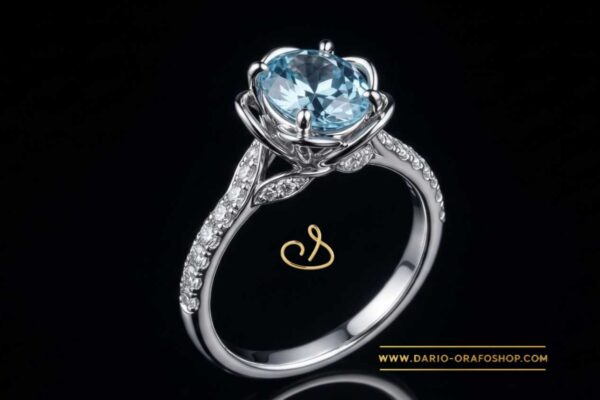 Anello Acquamarina 023