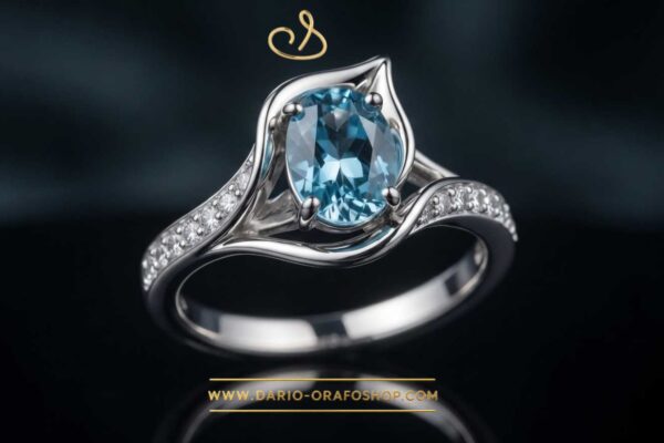 Anello Acquamarina 024