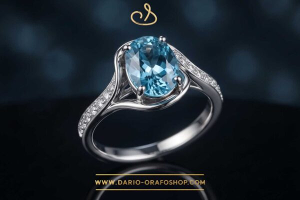 Anello Acquamarina 026