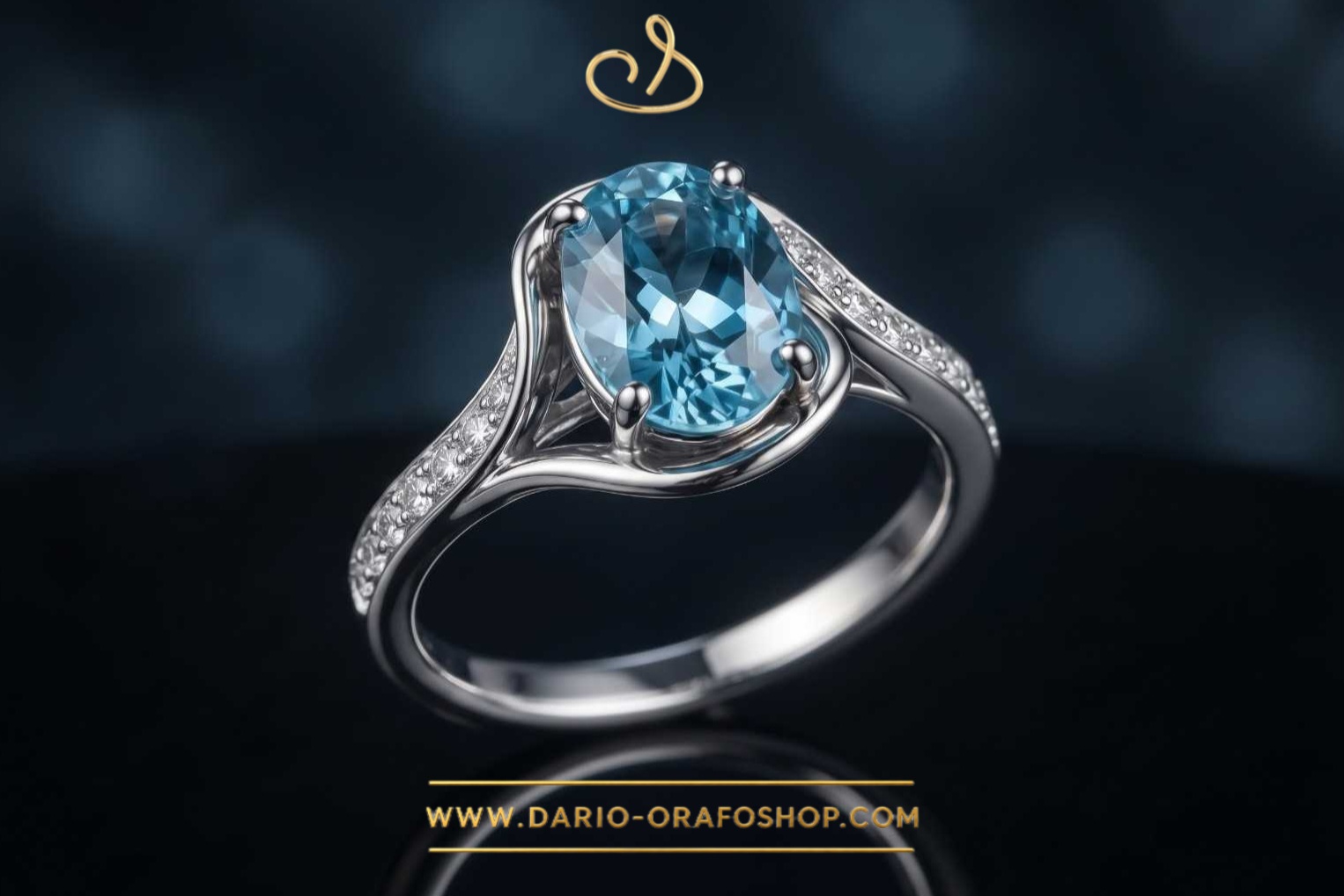 Anello Acquamarina 026