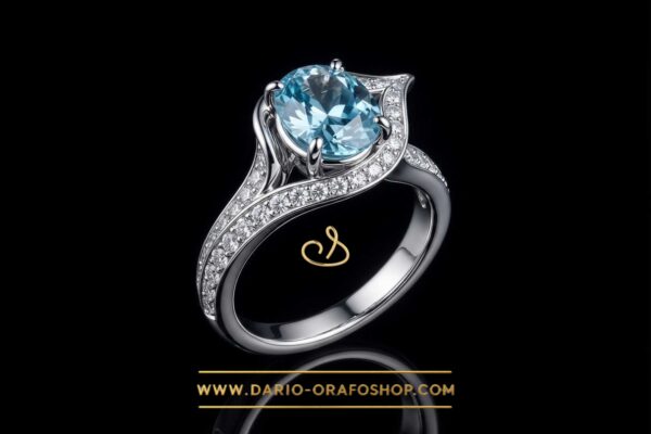 Anello Acquamarina 027